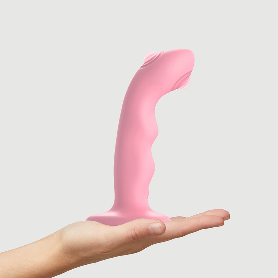 TAPPING DILDO WAVE - CORAL PINK